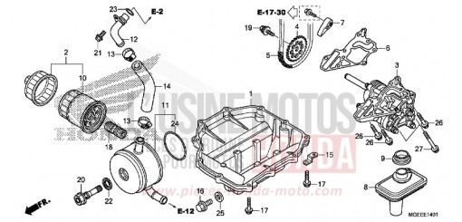 OIL PUMP (VFR1200F) VFR1200FF de 2015